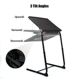 Adjustable TV Tray,TV Trays Table for Eating on Bed & Sofa,Folding Laptop Table