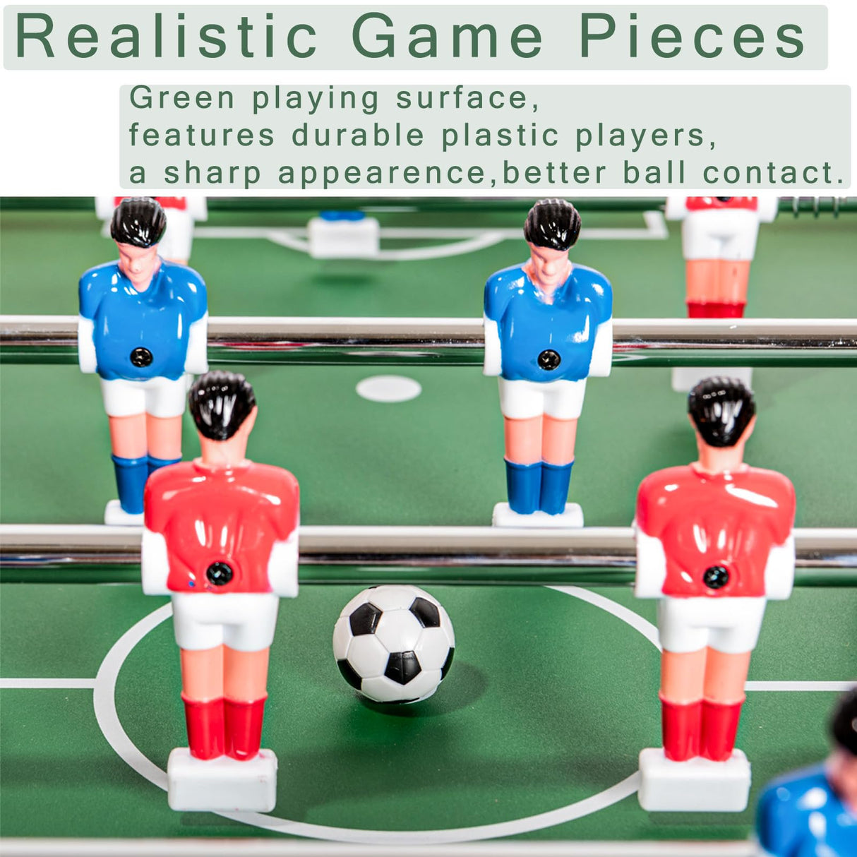 48 Inch Foosball Table ompetition Sized,Game Room Size Foosball Table