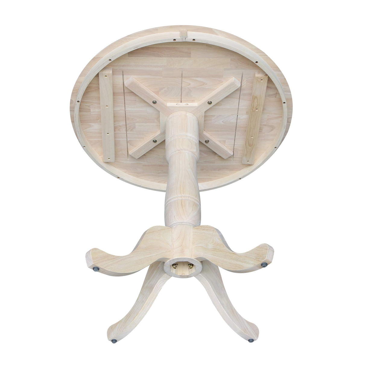 Round Top Adjustable Pedestal Table,