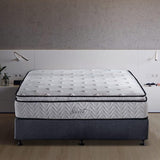 Queen Mattress 11.4 Inch Pillow Top Pocket Spring Hybrid Mattress,