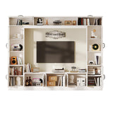 98" Wall Unit TV Stand with LED Lights for TVs up to 80"