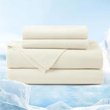 Cooling Sheets for Hot Sleeper, Lyocell Cotton Queen Size Sheets, Temperature Regulating