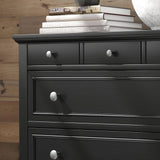 Black Four Drawer Chest by Home Styles