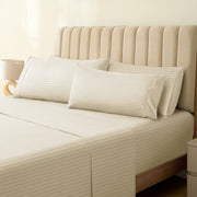 6 PC Cal King Size Sheet Set Bed Sheets, Breathable Luxury Bed Sheets, Deep Pockets 18"