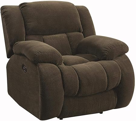 GlideEase Charcoal Performance Fleece Glider Recliner with Gel Memory Foam