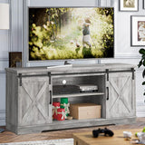 TV Stand Farmhouse Entertainment Center for 65 Inch TV & Media Furniture