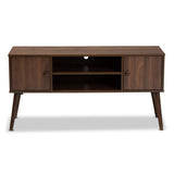 Baxton Studio TV Stands, One Size, Walnut