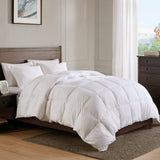 Heavyweight Down Feather Fibers Comforter King Size - Ultra-Soft Luxury High Fill-Power Hotel-Style Thicker