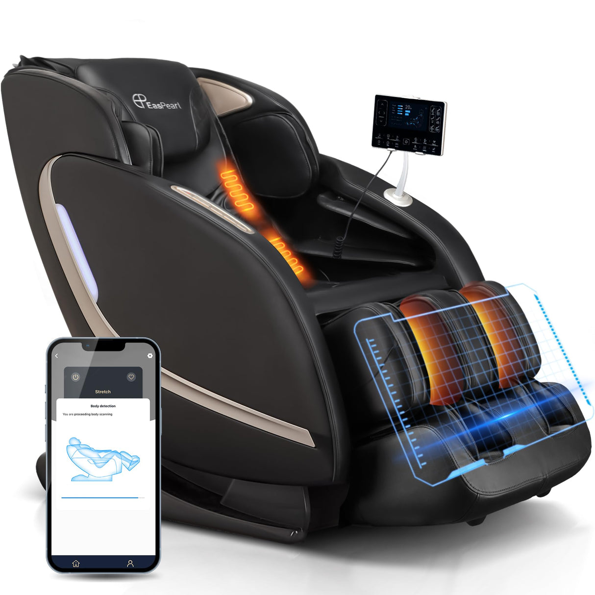 2024 Massage Chair, 4D Full Body Zero Gravity Massage Chairs