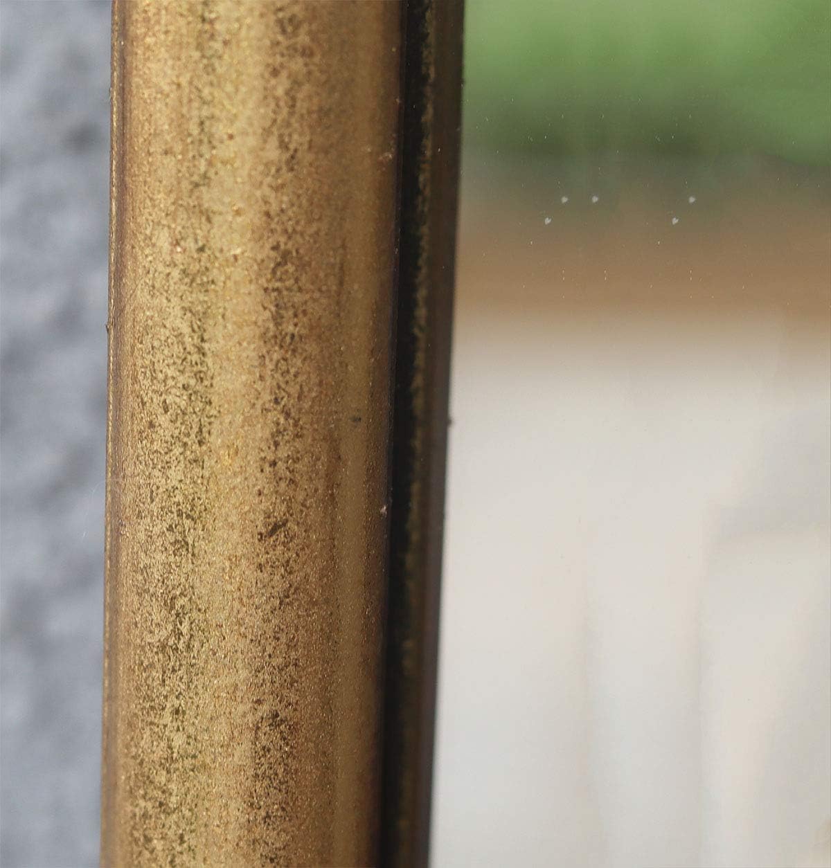 Full Length Wall Mirror for Bedroom, Arched Gold Mirror