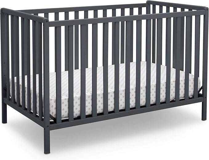 Heartland 4-in-1 Convertible Crib, Black