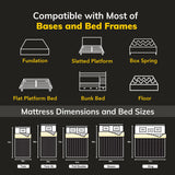 14 Inch Full Mattress, Copper Gel Memory Foam Mattress for Pain Relief