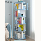 360 Rotating Bookshelf, Round Rotating Bookshelf, 5 Tier Rotating Bookshelf