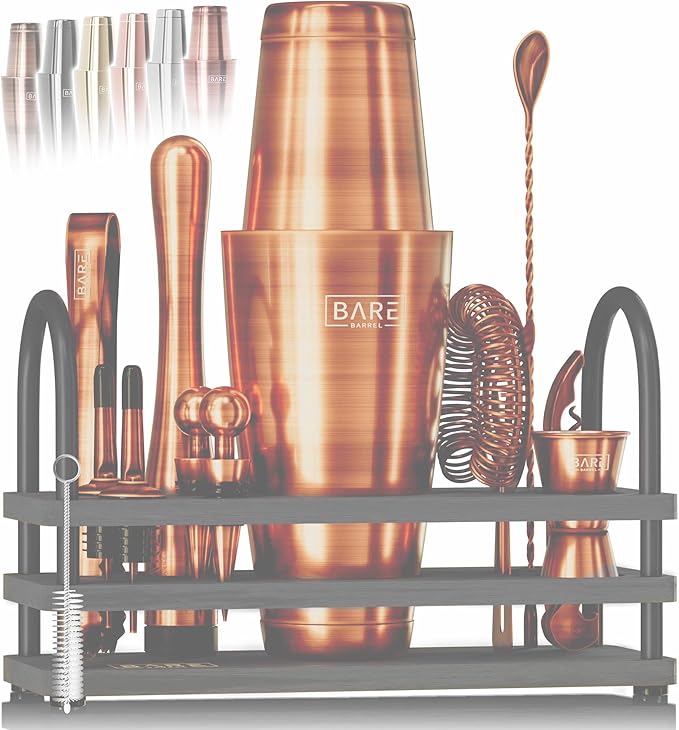 Mixology Bartender Kit Bar Set | 14-Piece Cocktail Shaker Set | Martini