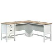 Cottage Road L Shaped Desk Computer Desk with Drawers, Home Office Desk