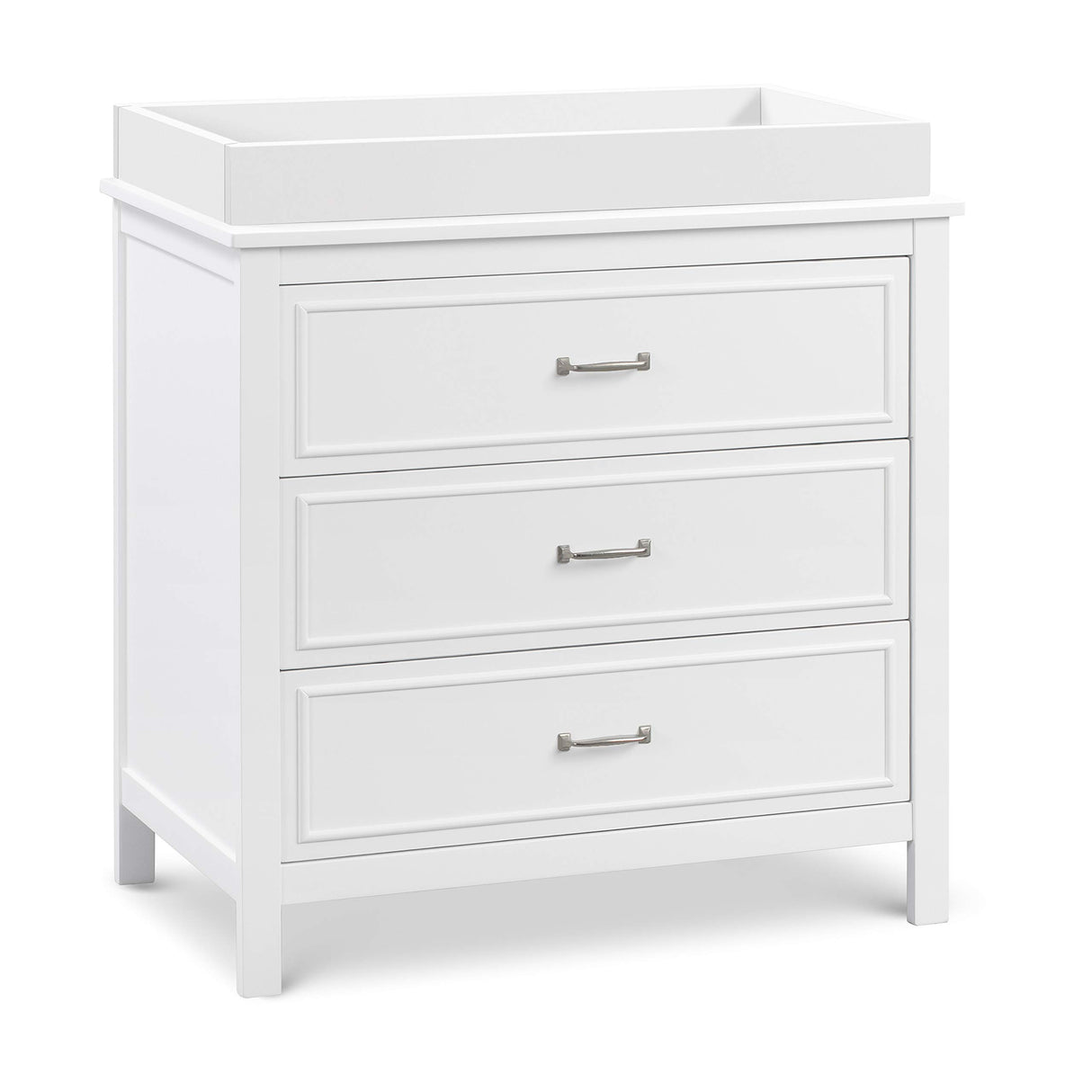 Charlie 3 Drawer Dresser in White