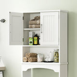 Over The Toilet Storage Cabinet, Bathroom Cabinet Over Toilet Double Door Bathroom