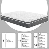 King Mattress 12 Inch Hybrid Mattress in a Box with Gel Memory Foam