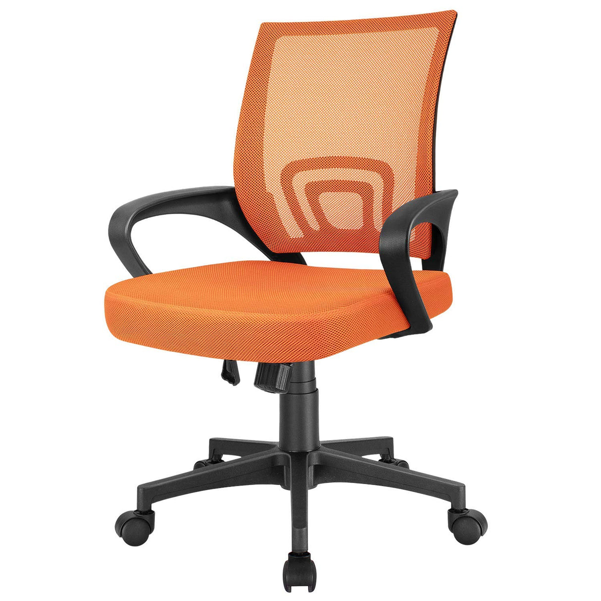 Ergonomic Mesh Office Chair with Lumbar Support - Mid Back Swivel Desk Chair