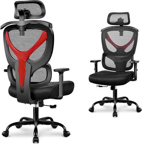 Office Chair Ergonomic Desk Chair Comfy Computer Chair, Big and Tall Home Office Chair