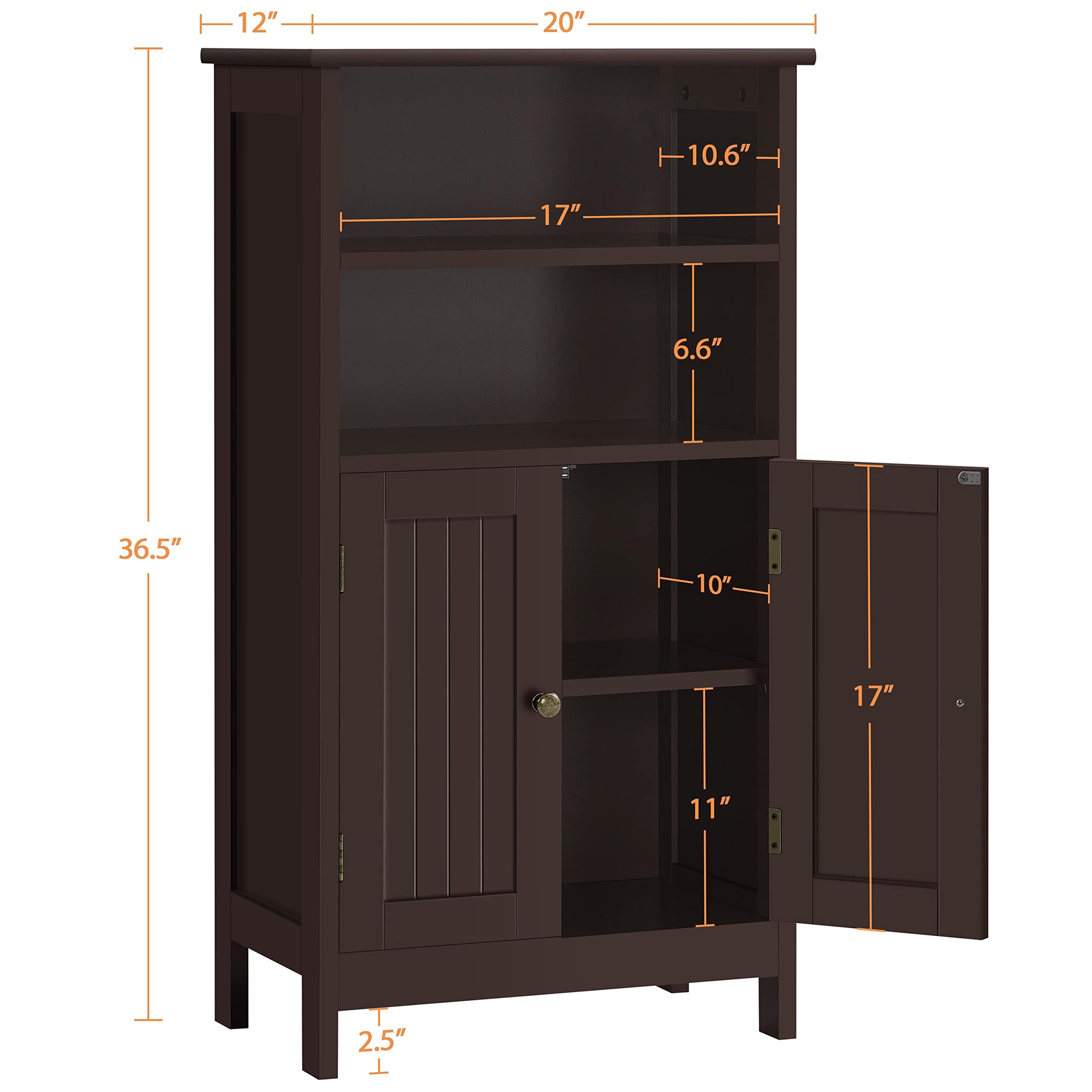 Bathroom Floor Cabinet, Free Standing Cabinet