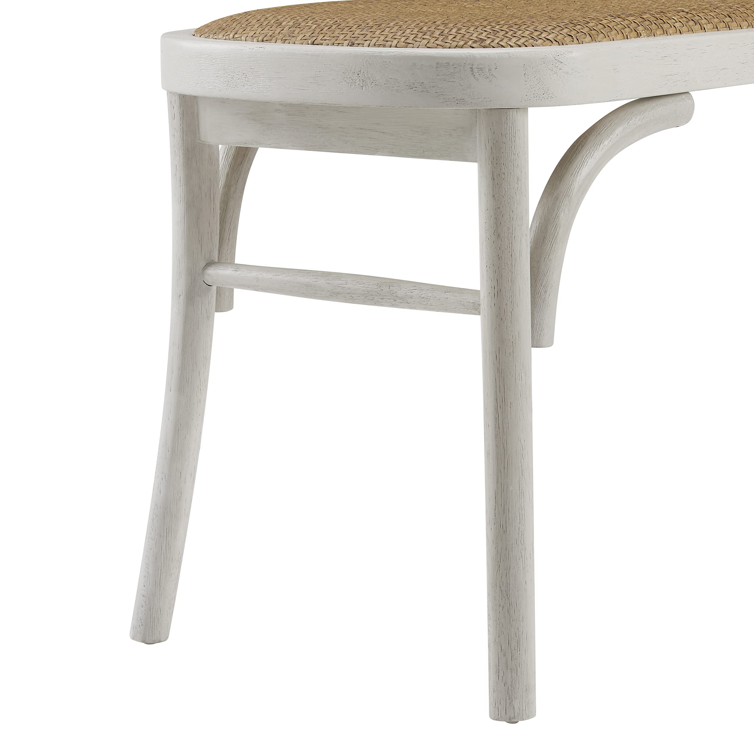 Bentwood Woven Rattan Seat Hank Bench