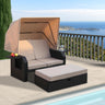 Outdoor Wicker Loveseat - Patio Furniture Set