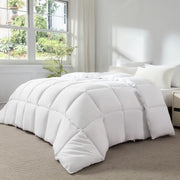 Soft Super King Comforter 120"x98", Extra Large Lightweight Quilted Down