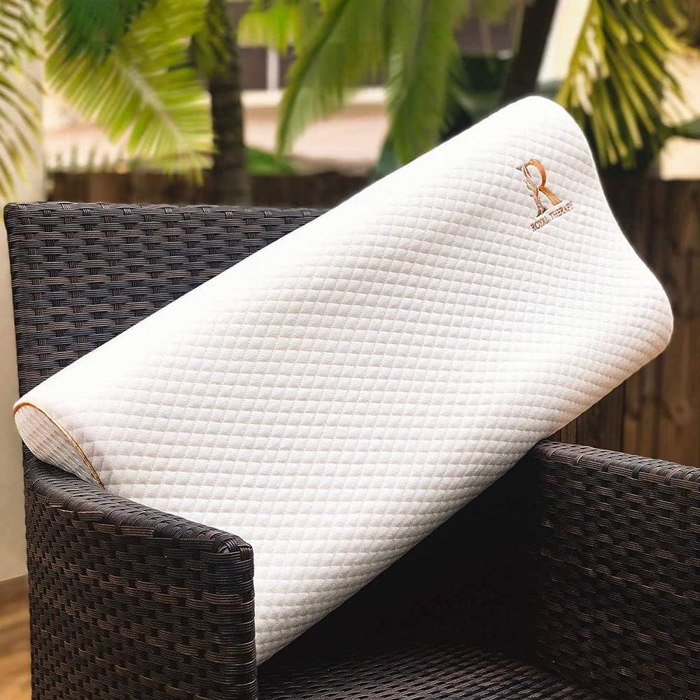 Memory Foam Pillow, Queen Neck Pain Relief, Contour Cervical Pillow