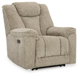 Hindmarsh Power Recliner, 38" W x 44" D x 42" H, Light Brown