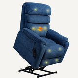 XL6 Dual Motor Power Lift Recliner Chair for Elderly, Lay Flat Sleeper Electric Recliner