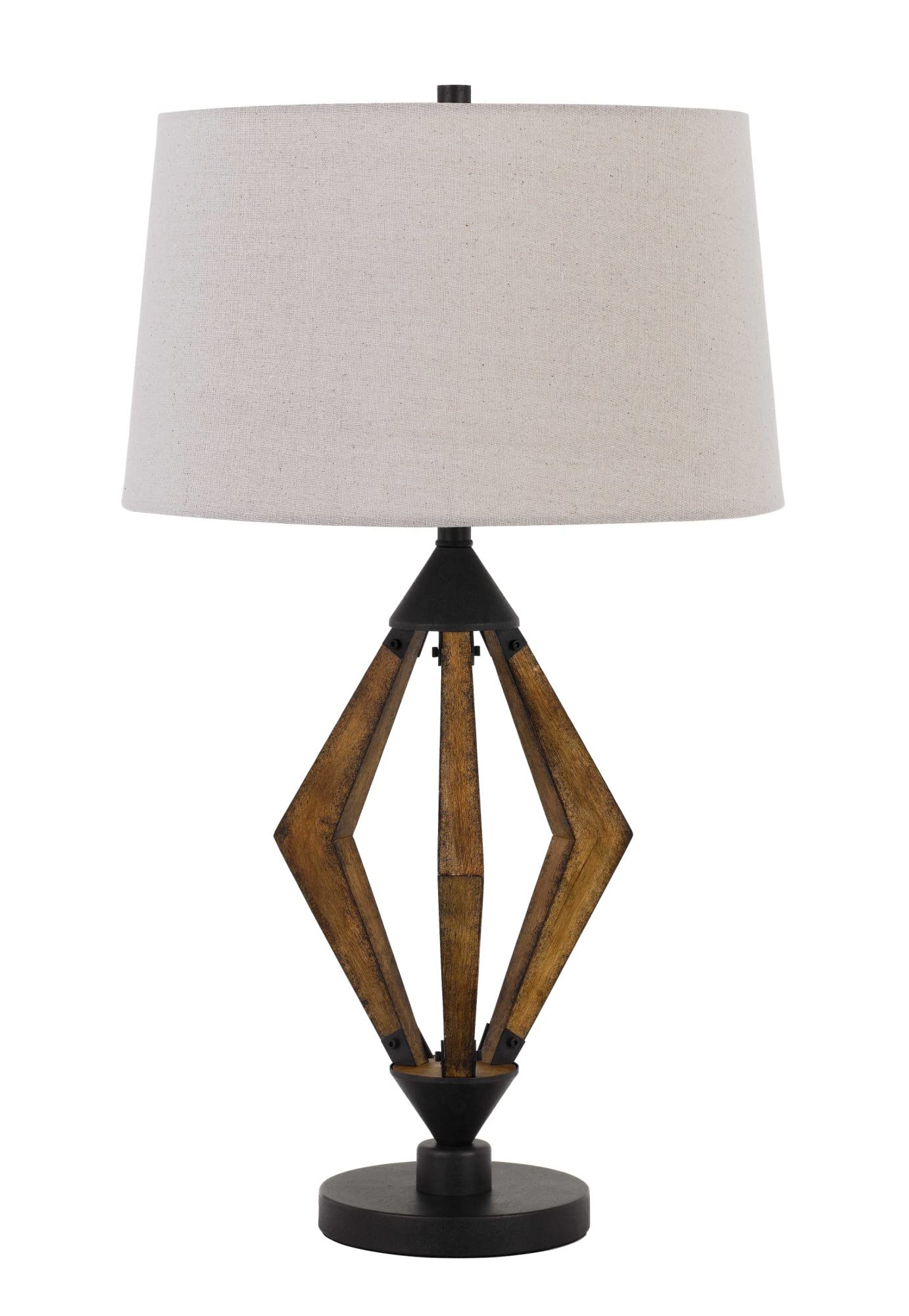150W 3 Way Metal/Pine Wood Table lamp BO-2856TB