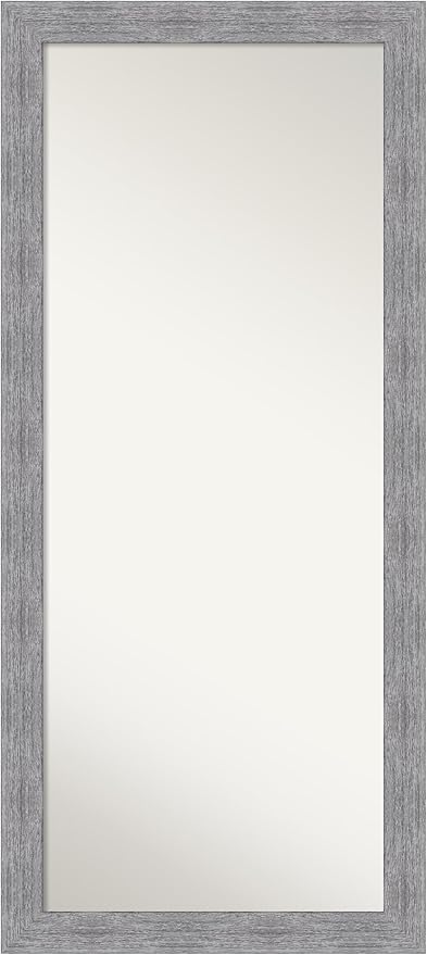 Wall Mirror Full Length Mirror (65.5 x 29.5 in.) Full Body Mirror, Rustic Plank Grey Floor Mirror