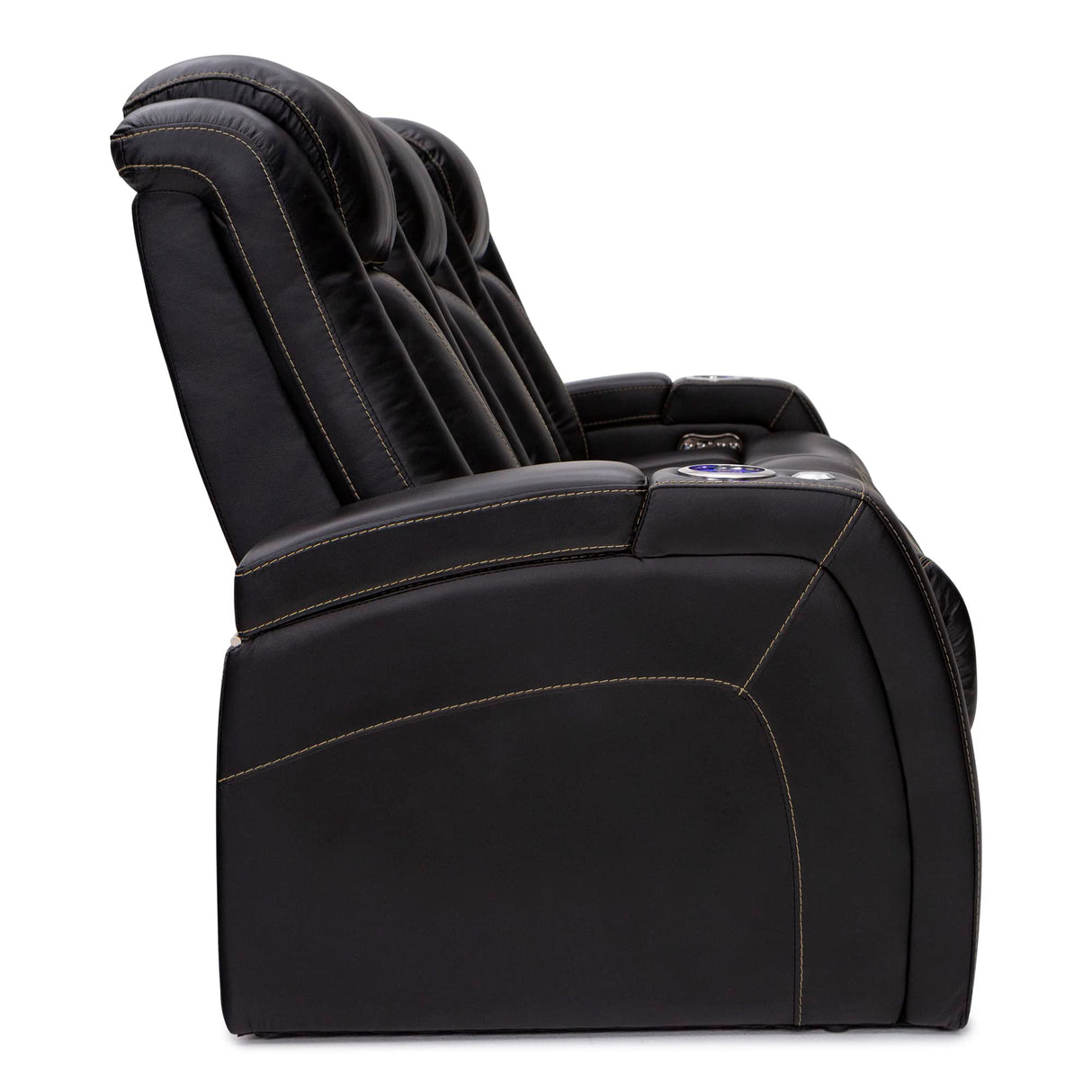 Leather Gel Home Theater Furniture | Living Room | Power Headrest, Power Recline (Sofa