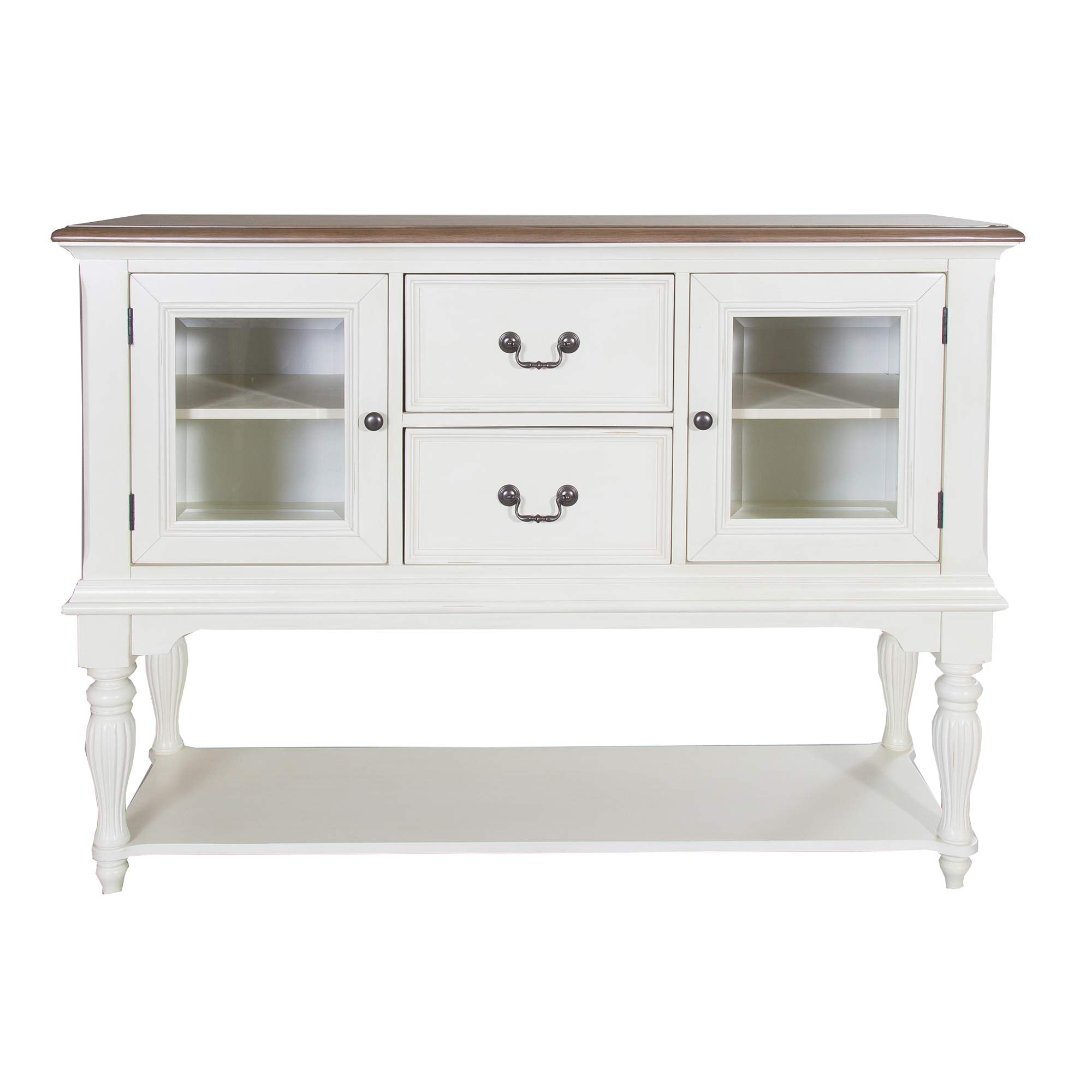 Cumberland Creek Server, W56 x D18 x H40, White