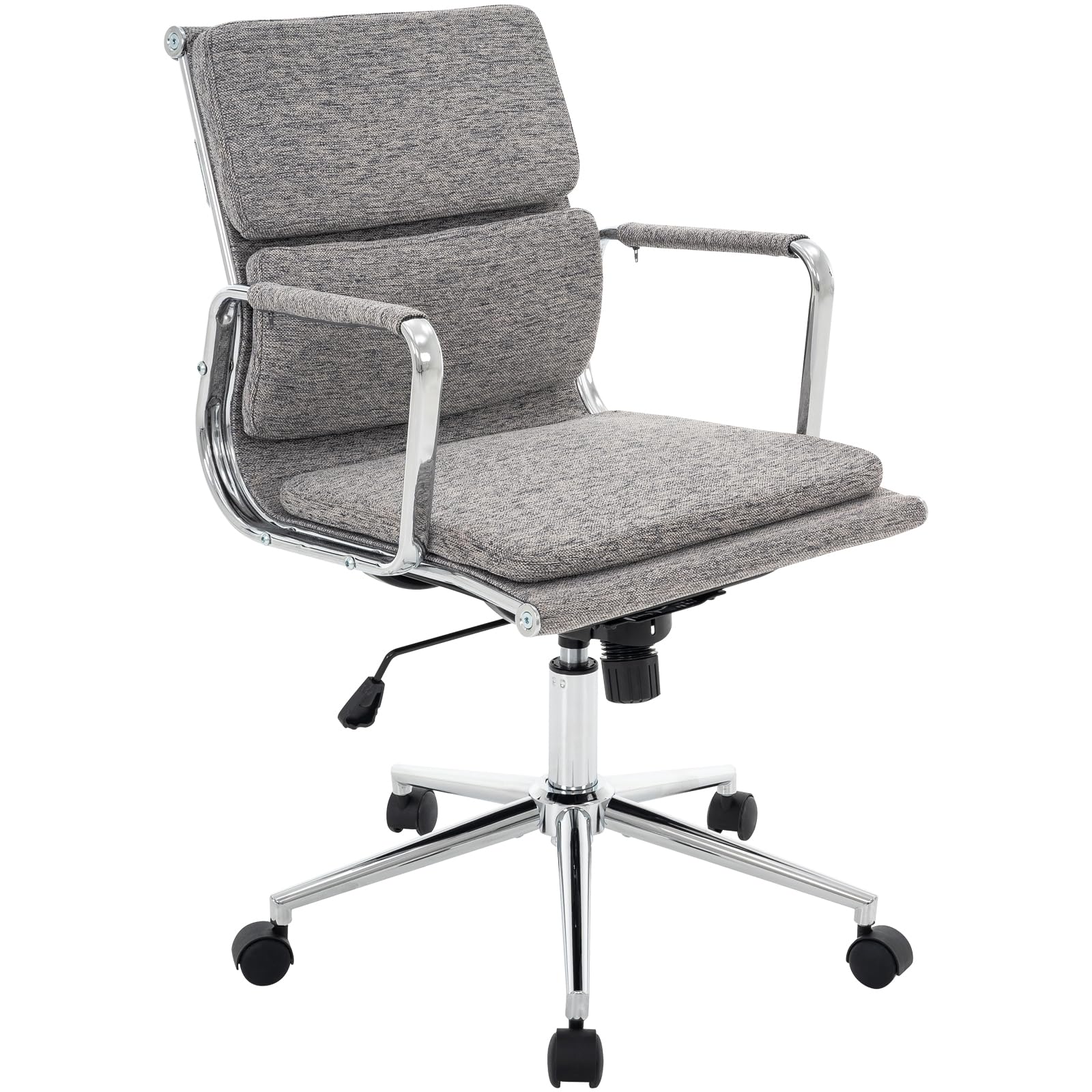 Office Desk Chair, Ergonomic Office Chair, Mid Back Desk Chair with Adjustable Height