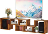 Under TV Stand, 2 Piece Cube Bookshelf Free Combination Console