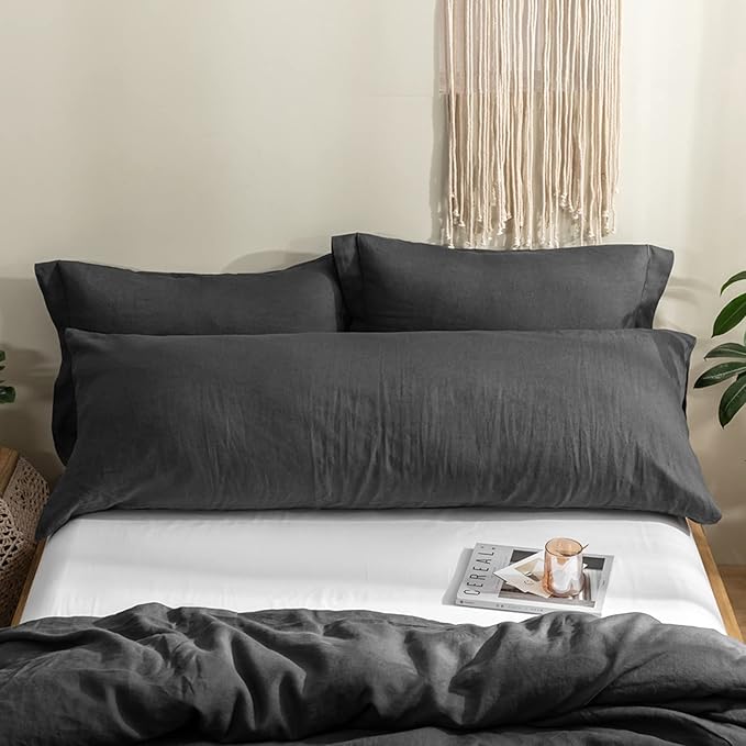 3 Pieces Soft Farmhouse Comforter Set with Button Closure,1 Duvet Cover