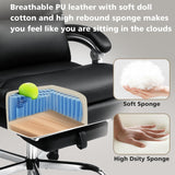 Heavy Duty Office Chair 600lbs - Big and Tall Executive Desk Chair with Footrest