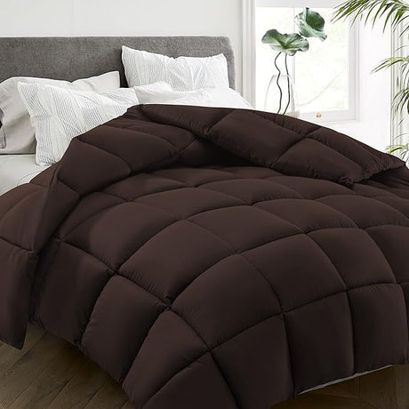 All-Season King Size Bed Comforter - Cooling Down Alternative Quilted Duvet Insert