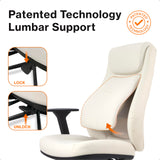 Posturelift Ergonomic Office Chair. Patented Lumbar Support for Posture and Lower