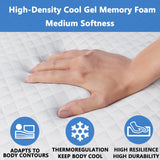 4.5 Inch Cool Gel Memory Foam Replacement Mattress for Sleeper Sofa and Couch Beds Full Size