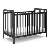 3-in-1 Convertible Crib (Black) – GREENGUARD Gold Certified, Converts