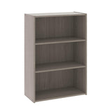 Beginnings Small 3-Shelf Bookcase/Book Shelf, Silver Sycamore Finish