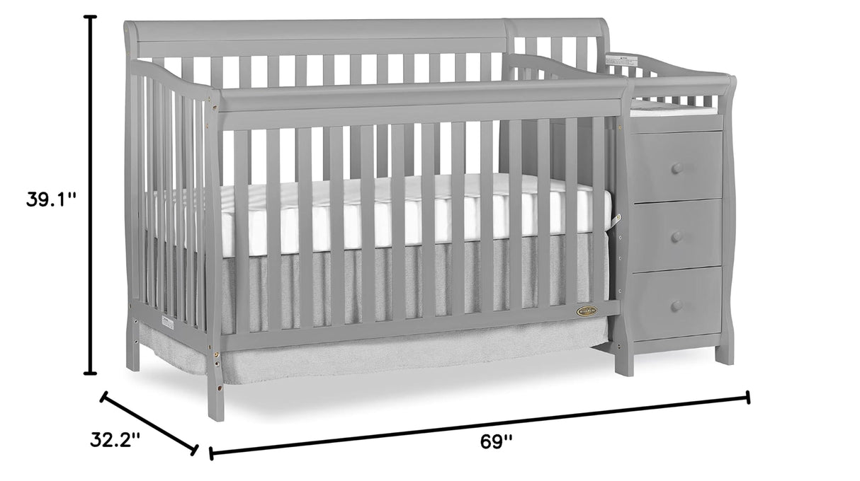 5 in 1 Brody Convertible Crib with Changer