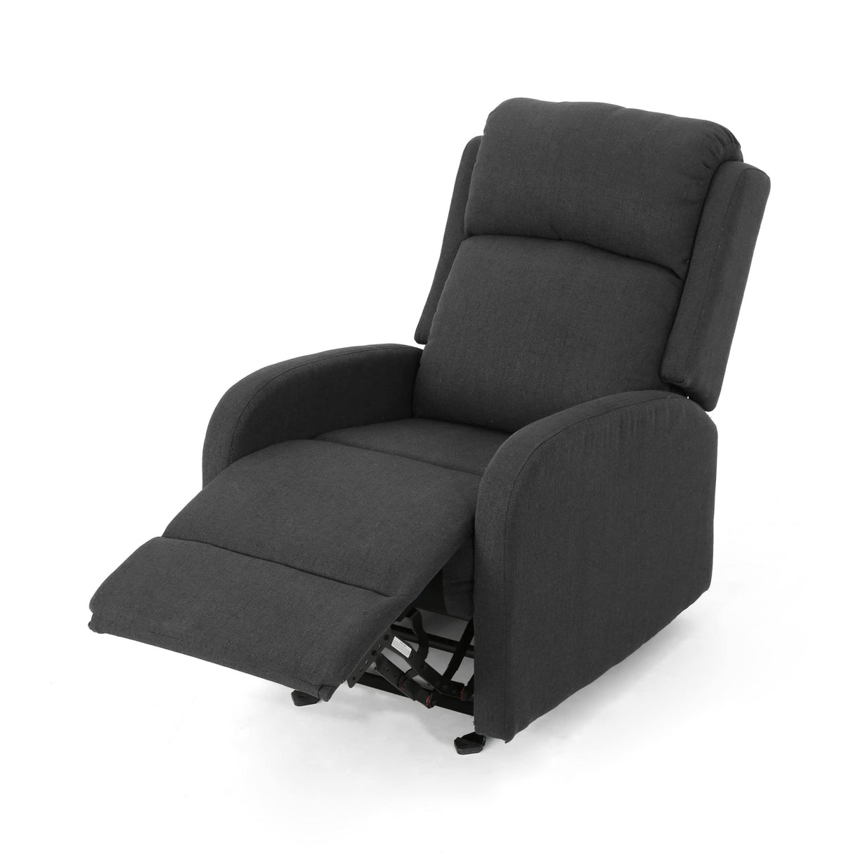 Knight Home Avaa Recliner, Dark Grey + Black