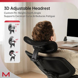 Ergonomic Office Chair with Footrest and Dynamic Lumbar Support
