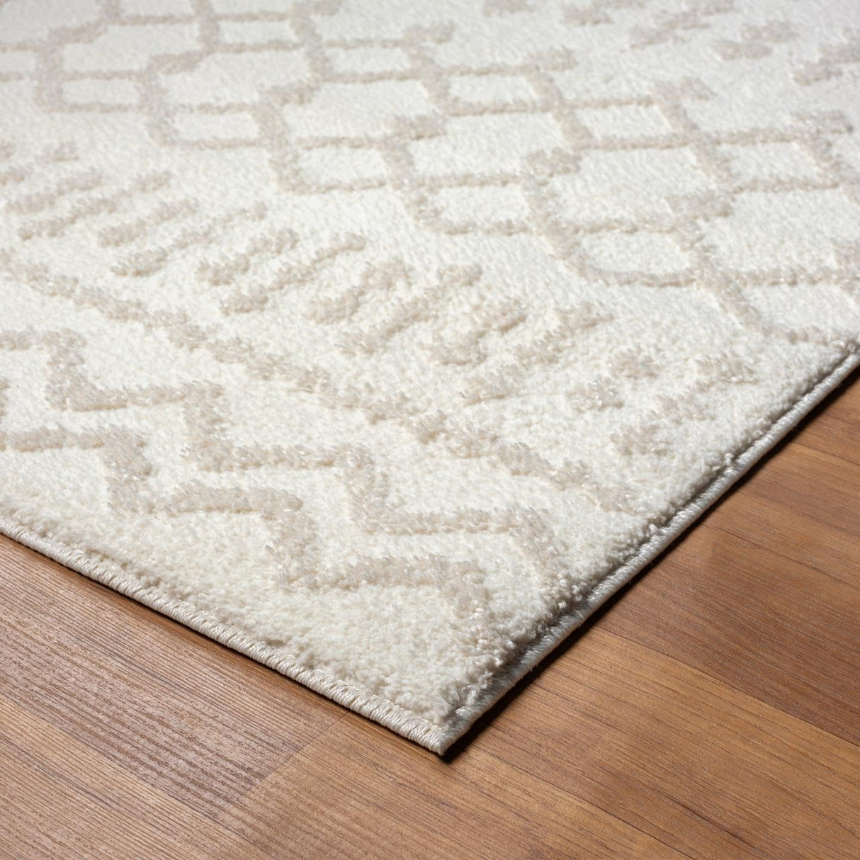 Ibiza Collection 8742 Cream 8x10 Modern Abstract Area Rug