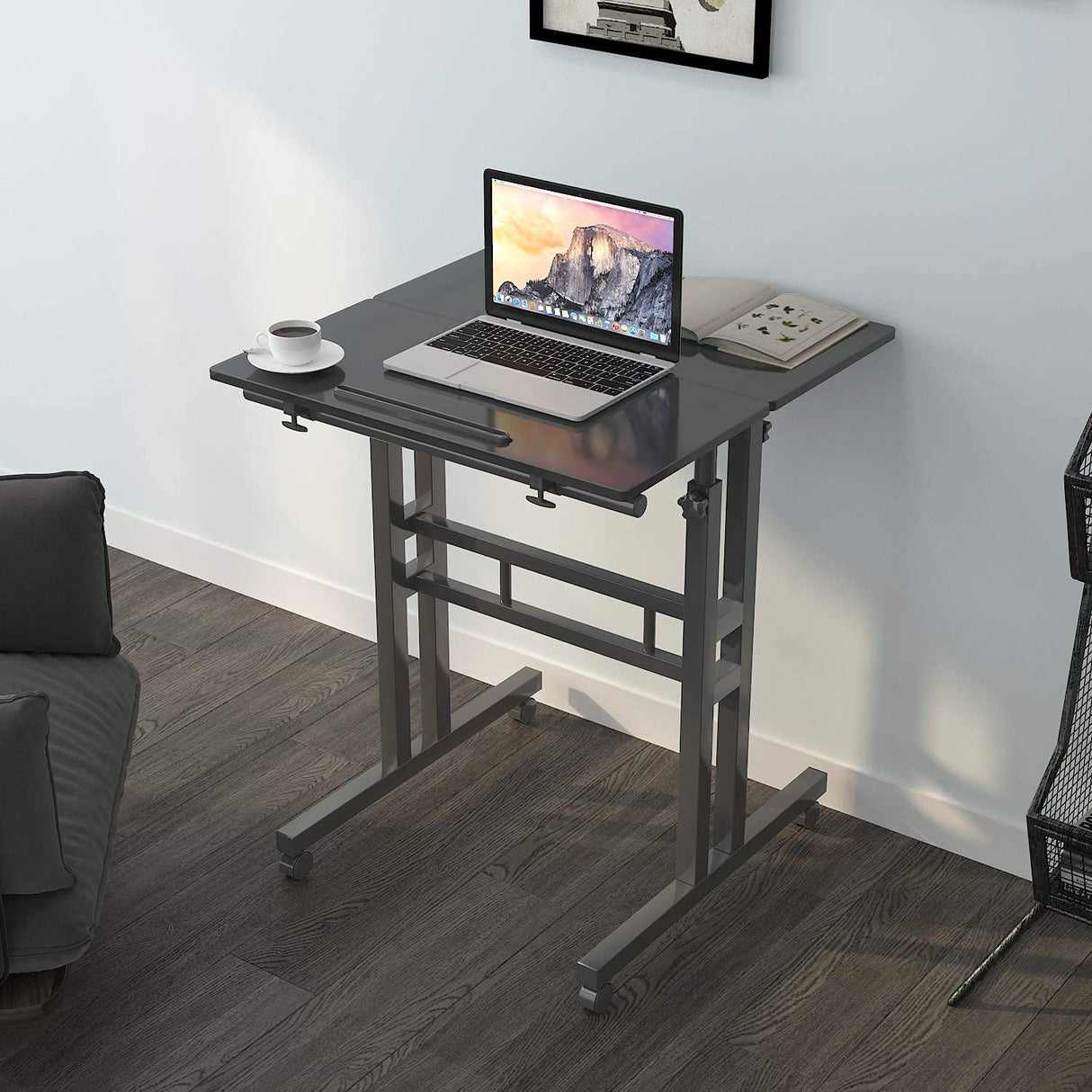 Adjustable Stand Up Desk 23.6 inches Computer Mobile Desk Workstation