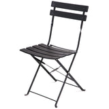 Premium Frame Patio Bistro Set, Folding Outdoor Patio Furniture Sets, 3-Piece Patio Set